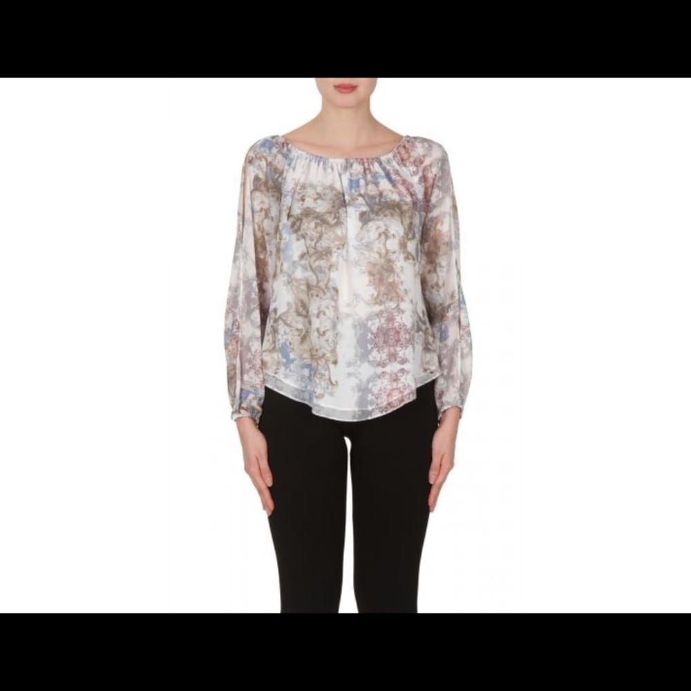 Joseph Ribkoff Tunic w/ split sleeve